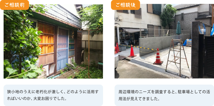 活用相談した不動産会社から「売却・賃貸活用ともに困難」と言われ困惑。北斗さんの助言・サポートで無事に解決できました