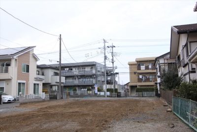 所沢市上新井3丁目｜建築条件なし残り3区画の売地