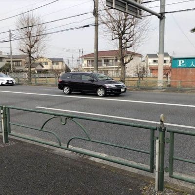 前面道路は新青梅街道と、利便性の高い立地になっています。