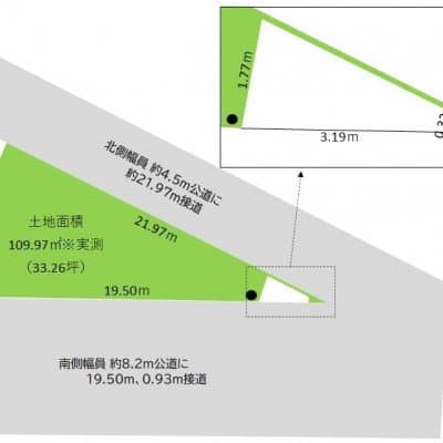 図面と現況が異なる場合は現況優先とさせていただきます。