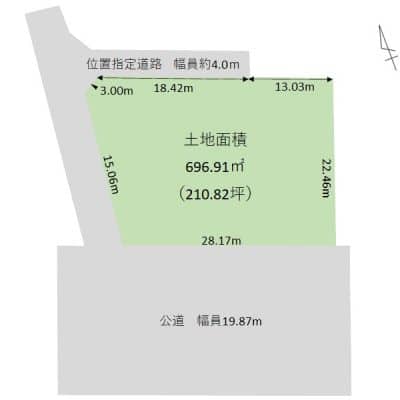 図面と現況が異なる場合は現況優先とさせていただきます。