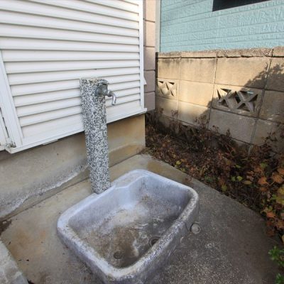 外水栓もあるので便利です。