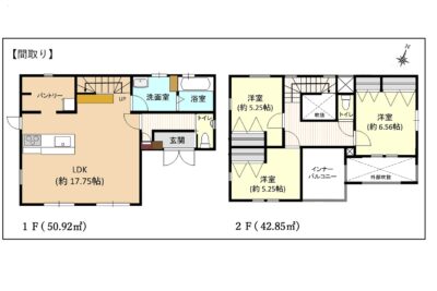 所沢市下富｜南西角地　中古戸建