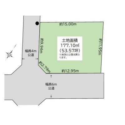 図面と現況が異なる場合は現況優先とさせていただきます。