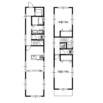 戸建参考間取り