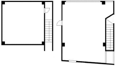 荒川ビル1階・B1階 | 八坂駅徒歩2分 | 貸店舗・事務所