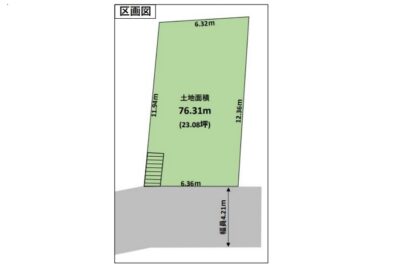 東久留米市野火止3丁目｜閑静な住宅街　古家付売地