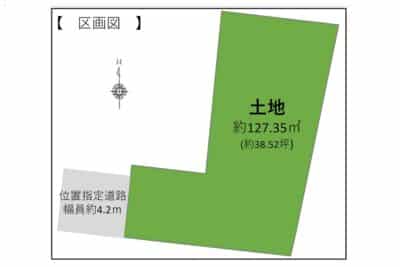 所沢市東狭山ヶ丘｜狭山ヶ丘駅徒歩6分の落ち着きのある住環境に佇む古家付売地
