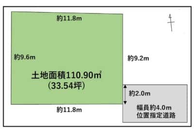 小平市大沼町1丁目｜閑静な住宅街にある古家付き売地