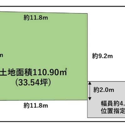 図面と現況が異なる場合は現況を優先とします