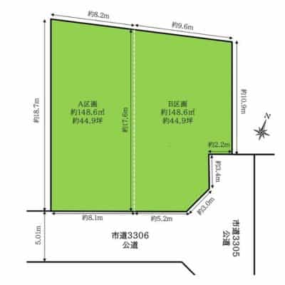 図面と現況が異なる場合は現況優先とさせていただきます。
