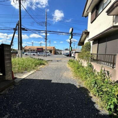 西側4.1ｍ位置指定道路に4.1m接道