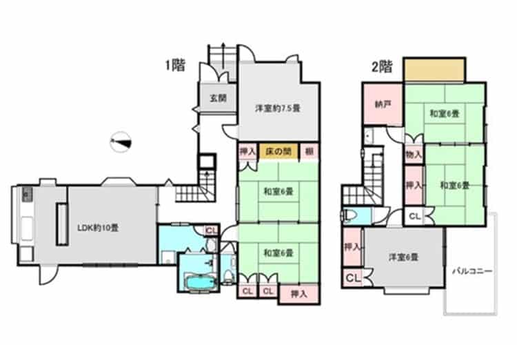 上安440間取HP