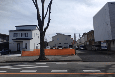所沢市緑町3丁目｜事業用地｜住環境の良い売土地｜前面道路幅員約18m公道沿