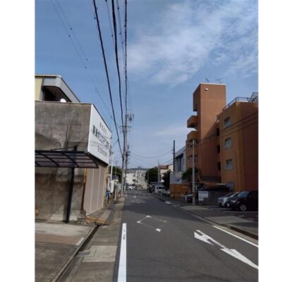 前面道路　