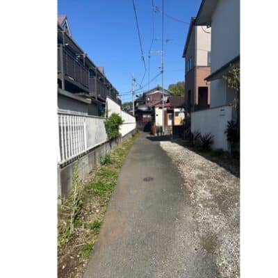 前面道路※セットバック要　3路線利用可能な好立地です。