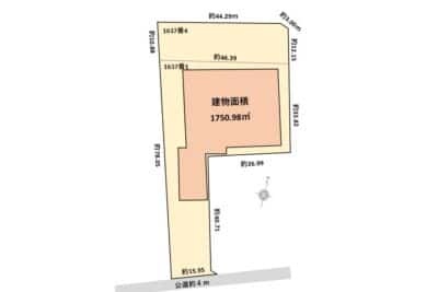ふじみ野市亀久保　工場・倉庫｜三芳PAより車で約12分｜好立地な事業用地｜公簿2,816㎡（851.84坪）
