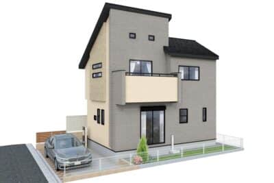 所沢市若松町　新築戸建｜整形地｜3LDK ＋カースペース｜収納豊富な小屋裏収納付戸建住宅