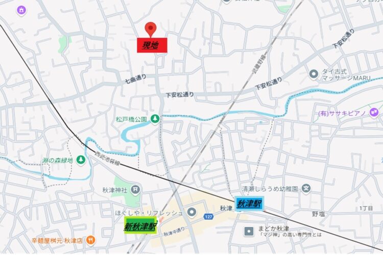 上安2区画MAP