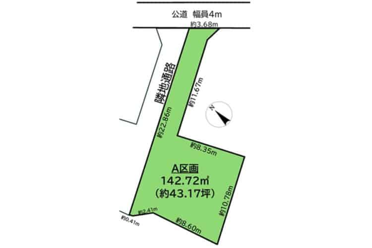 HPA区画敷地図