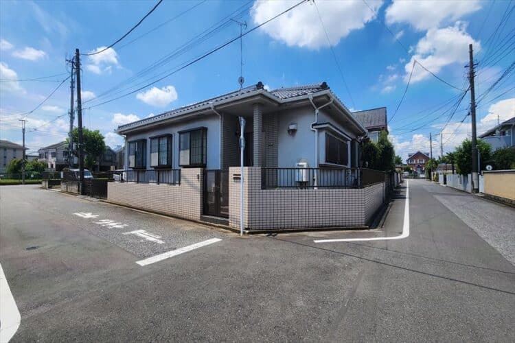 東大和市向原　土地｜更地渡し｜建築条件なし｜陽当たり風通し良好｜視認性良好