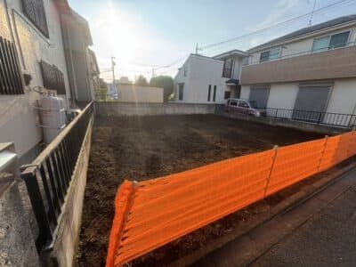 武蔵村山市大南３丁目　土地｜車通りが少なく静かな環境｜更地