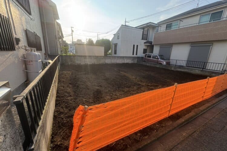 武蔵村山市大南３丁目　土地｜車通りが少なく静かな環境｜更地