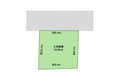 東村山市久米川町3丁目　土地｜車通りの少ない閑静な立地｜更地渡し