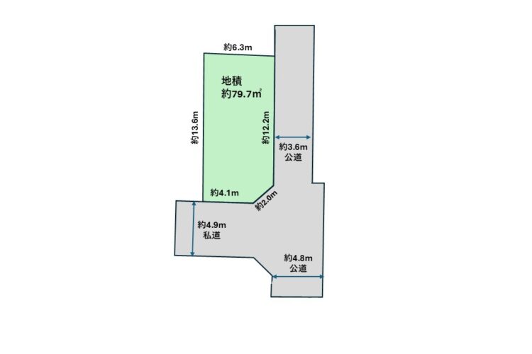 区画図(残堀)