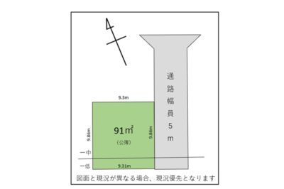 武蔵村山市大南３丁目　土地｜車通りが少なく静かな環境｜更地