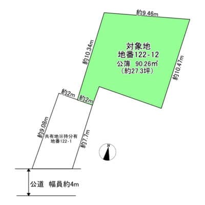 所沢市大字山口　土地｜西所沢駅徒歩7分｜解体後更地渡し｜閑静な住宅街
