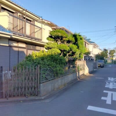 南西角地のため陽当たり良好