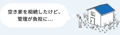 空き家を相続したけど、管理が負担に...