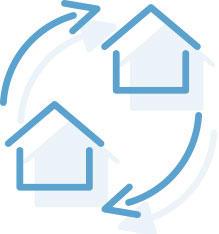 メリット4：住み替えが楽に確実にできる